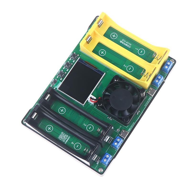 18650+21700 Type-C LCD 4 Channel Battery Capacity Tester MAh Lithium Battery Internal Resistance Detector For Battery Testing