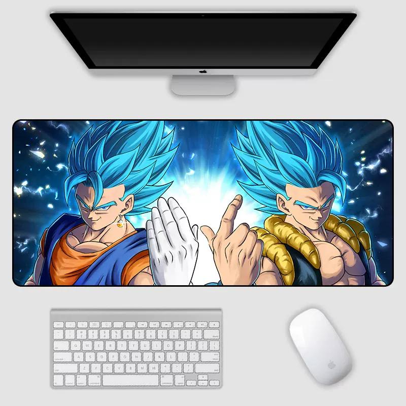 2026 Dragon Ball Leather Mouse Pad Son Goku Printing Pattern Large Size Game Gaming Keyboard Pad Boys Office Animation Non-slip Table Mat