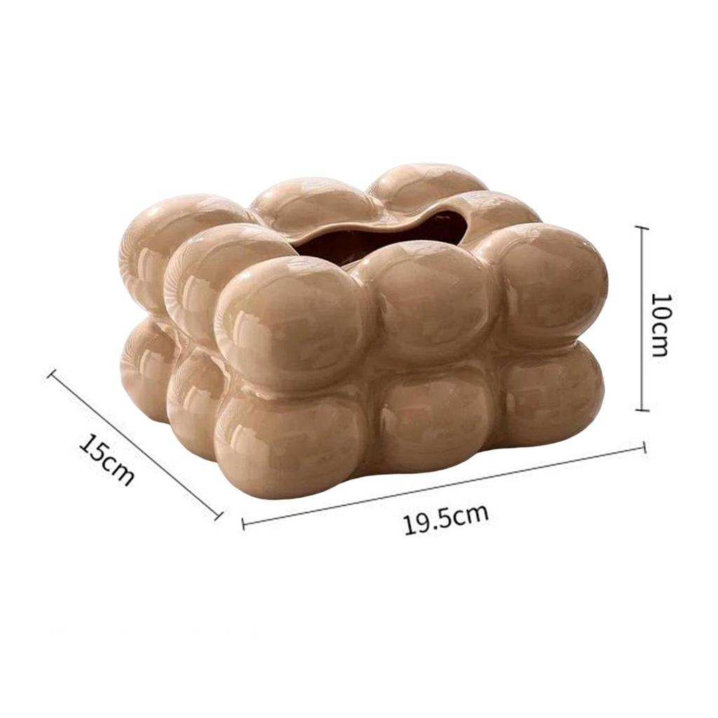 Creative Tissue Box Holder Decorative Facial Tissue Paper Box Cover Toilet Paper Storage Holder Napkin Dispenser for Bathroom