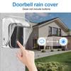 Transparent Wireless Doorbell Cover Protective Weatherproof Door Bell Protector Dustproof DIY Doorbell Rain Cover All Seasons