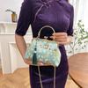 Flower Cheongsam Banquet Bag Elegant Crossbody Bags Vintage Kiss Lock Shoulder Bag  Wedding