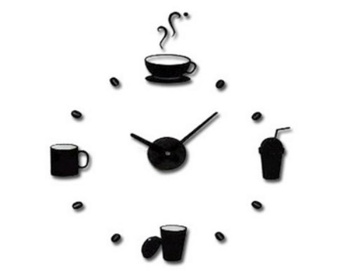 3D Creative Acrylic DIY Wall Clock for Living Room