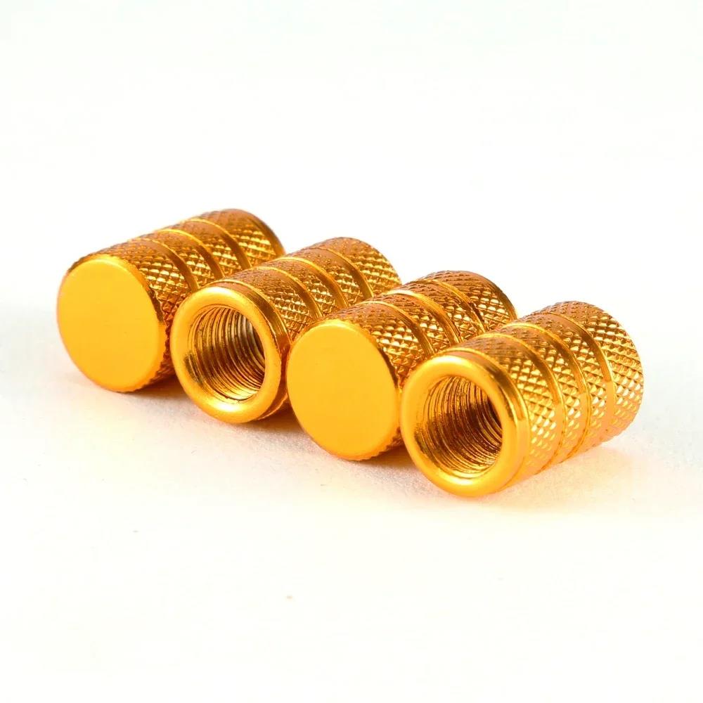 4PCS Aluminum Valve Stem Caps - Universal Fit for Car/Truck Wheels - Rustproof Tire Air Valve Dust Covers Valve Stems 1
