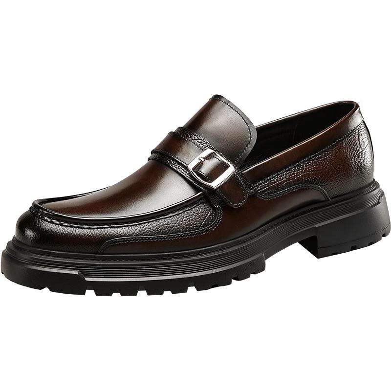 Yierkang Men s Business Formal Slip-On Leather Loafers 41