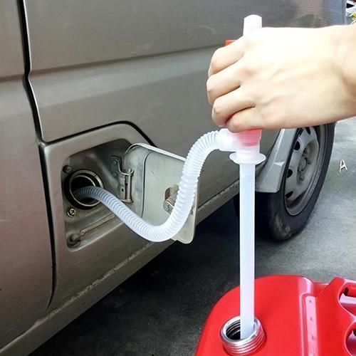 Extremely Good Car Truck Manual Hand Siphon Pump Liquid Gas Oil Water Transfer Tool ARI