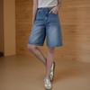 New Arrivals Open Run Women Vintage Washable Denim Shorts
