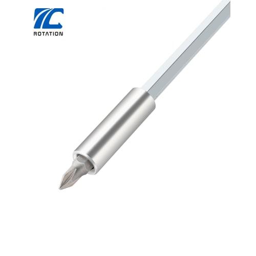 ROTATION Magnetic 1/4-inch Nut Driver with Anti-Slip Handle and Powerful Magnetic Tip, 197mm Overall Length