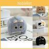 Adorable Fluffy Cat Keychain Plush Toy Soft Cartoon Square Kitty Bag Charm