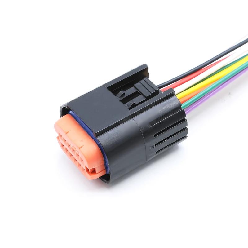 JAE type automotive waterproof connector MX23A12SF1 MX23A26NF1 PCB board end harness plug pin end