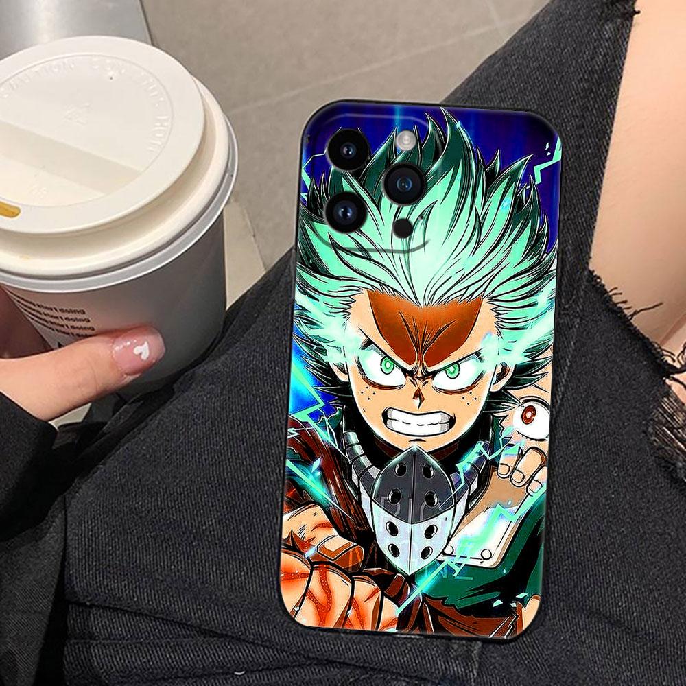 Cartoon My Hero Academy Cover Phone Case For iphone Apple 17 AIR 16E 16 15 14 13 12 11 Pro XR Max 8 7 Plus TPU Case Funda Shell