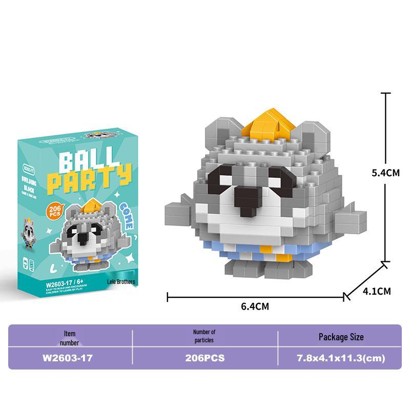 Santa Claus Micro Bricks Educational Toy - Compatible with LEGO, Building Blocks for Kids
