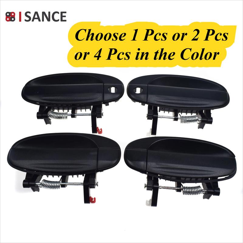 1/2/4 Pcs Black Outside Door Handle Front / Rear / Left / Right For Chevrolet Aveo 1.6L 2004 2005 2006 2007 2008 2009 2010 2011