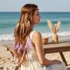 Faux Leather Cord Ethnic Hair Accessories Tribal Headpiece  Music Festival Outfit