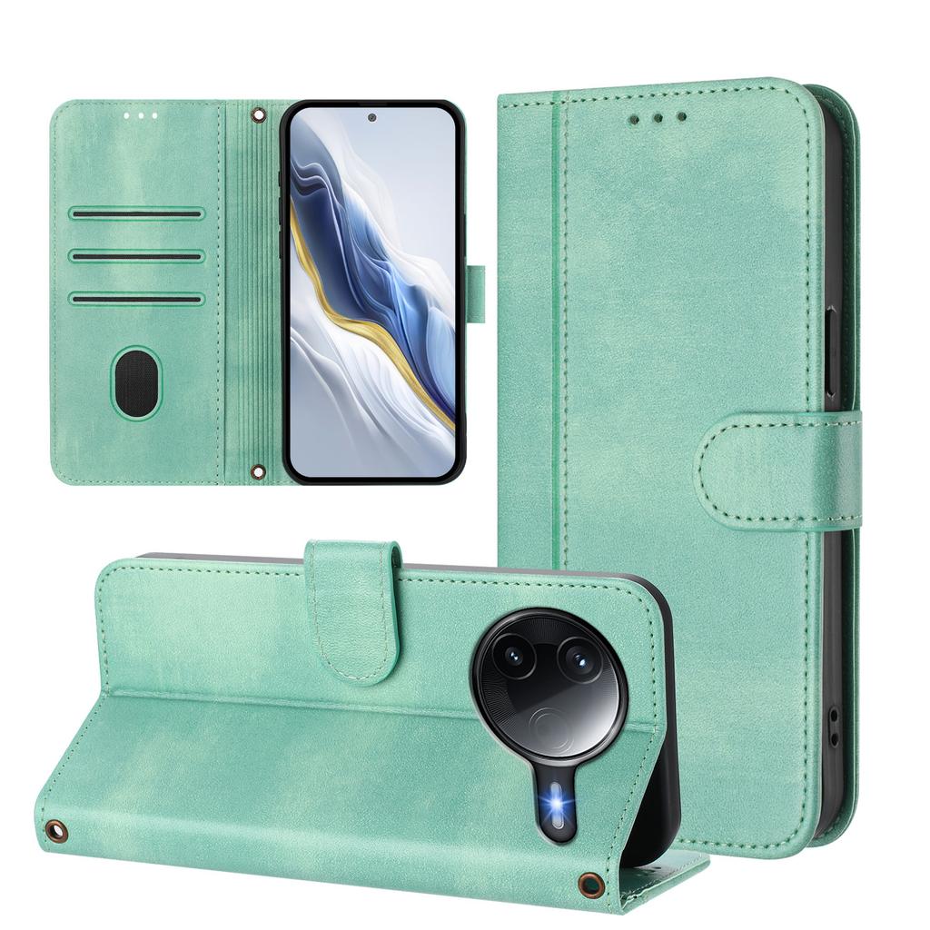 Pour Xiaomi Redmi K80 5G/Xiaomi Redmi K80 Pro 5G/Xiaomi Poco F7 Ultra 5G Étuis Portefeuille Support Texture Rétro Cuir Housse de Téléphone avec Lanière