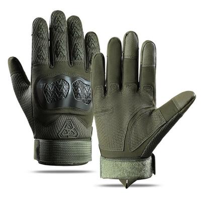 Tactical Gloves Men's Outdoor Sports Long Fingers Touch Screen Mountaineering Training Fighting Non-slip Wear-resistant Protective Riding Gloves