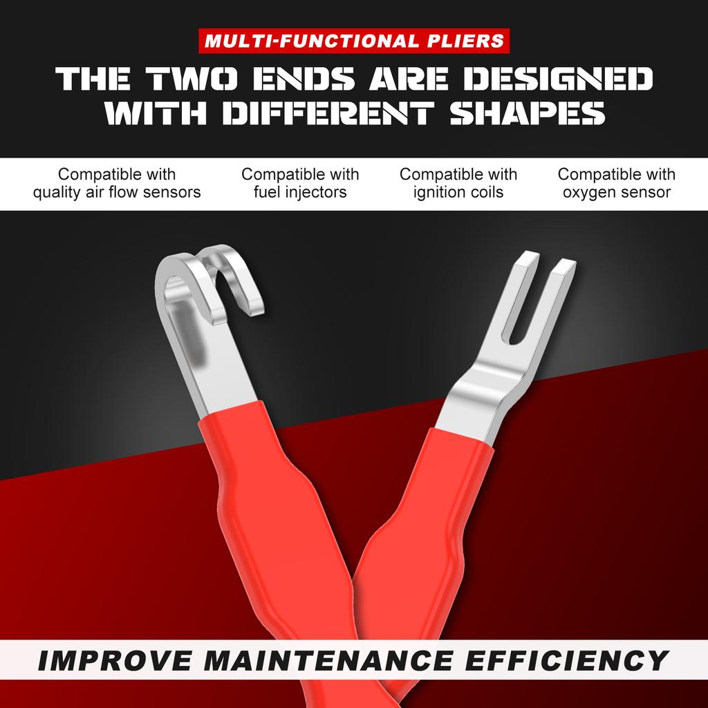 4Pcs Automotive Electrical Terminal Connector Separator Plug Removal Tool Universal Wiring Harness Disconnect Tool for Car Truck