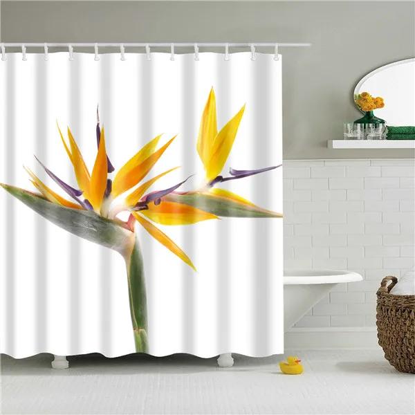 

Nordic Style Animals Peacock Owl Bird Hot Air Balloon Bathroom Shower Curtains Frabic Waterproof Polyester Bath Curtain Hook W60H190(CM)-1 Pcs