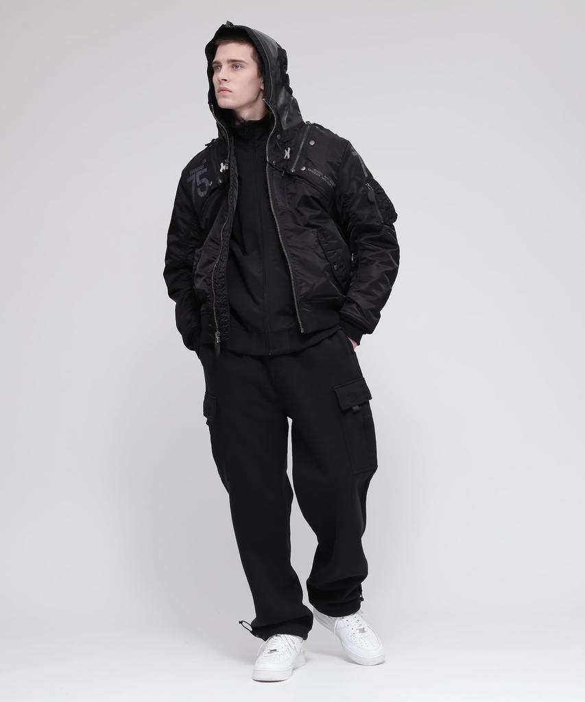 Avirex Remodel Mark 2 6182195 008 MA-1 Men's 783-8252056 (XXL, Black)