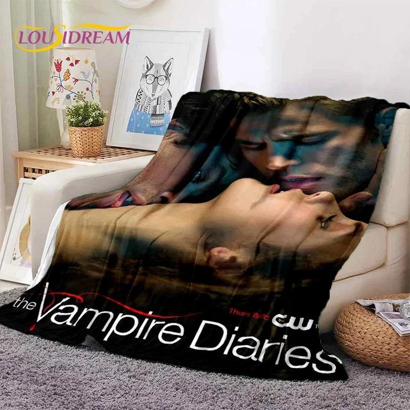 The Vampire Diaries Damon Salvatore Soft Flannel Blanket for Beds Bedroom Sofa Picnic,Throw Blanket for Outdoor Leisure Nap Gift
