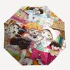 1pc Outdoor Umbrella with Haikyuu! Characters - Automatic Opening/Closing, Portable 3-Fold Design, 8-Rib Iron Frame - Perfect Gift for Fans, Trav
