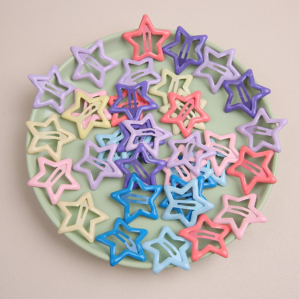10Pcs Mini Baby BB Clip Shiny Surface Kawaii Cute Candy Color Children Side Hair Pin Fashion Bangs Clip Kids Headwear