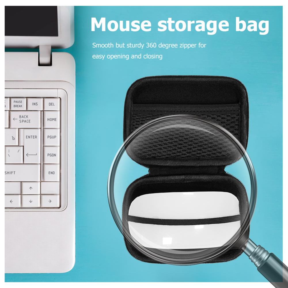 EVA Carrying Bag Waterproof Travel Carrying Case Dustproof Portable Storage Bag Mouse Cover for Logitech Pebble M350 Mice Case