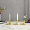 Nordic Style Candlestick Geometric Candle Holder Wedding Festival Decor Home Dinner Table Decoration Candle Stand