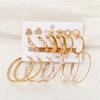IF ME Fashion Resin Stud Earrings Colorful Butterfly Hoop Earring Women Jewelry Accessories