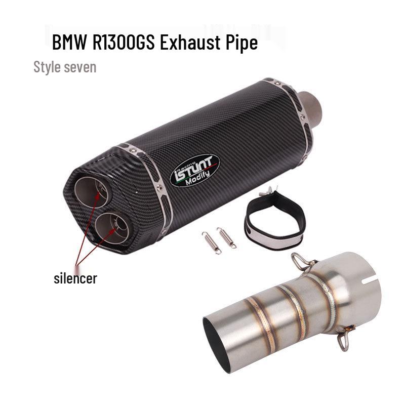 R1300GS ADV Exhaust Modification: Titanium Alloy Header, Mid-section, Tail Section