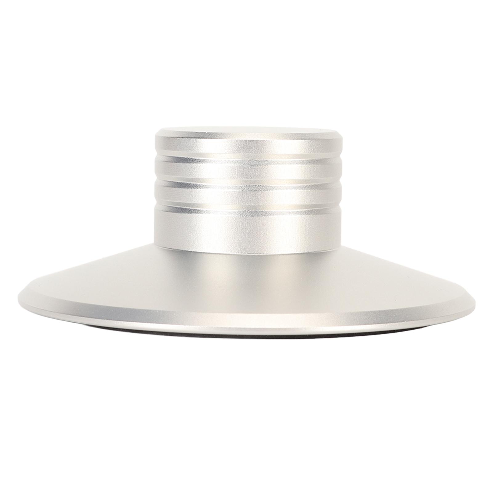 

Стабилизатор веса пластинки Алюминиевый сплав Виниловый проигрыватель Вибрационный амортизатор Виниловый зажим для веса LP серебряный