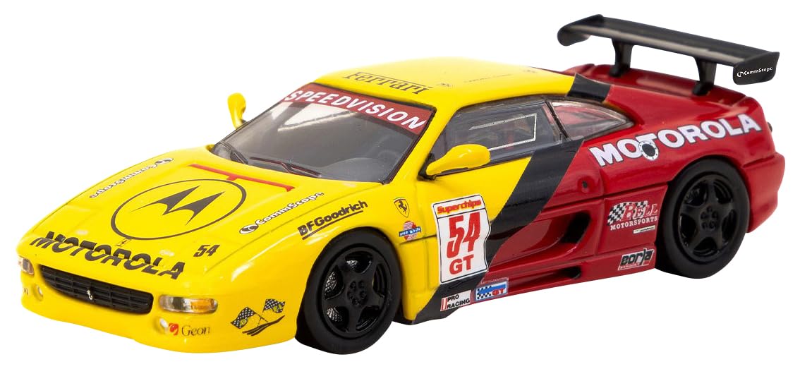 

TARMACWORKS Scale Ferrari F355 Challenge World Challenge Series 2000 Matt Drendel Finished Model 1/64 T64-083-00WCS54