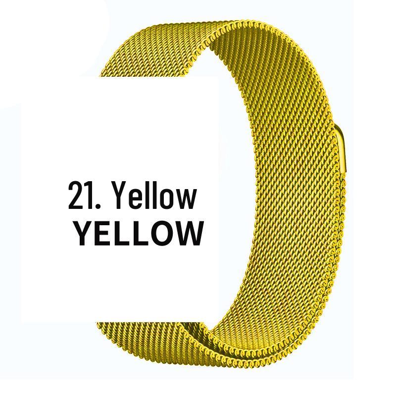 Compatible Stainless Steel Milanese Magnetic Band for Apple Watch Series 1-9 & SE.