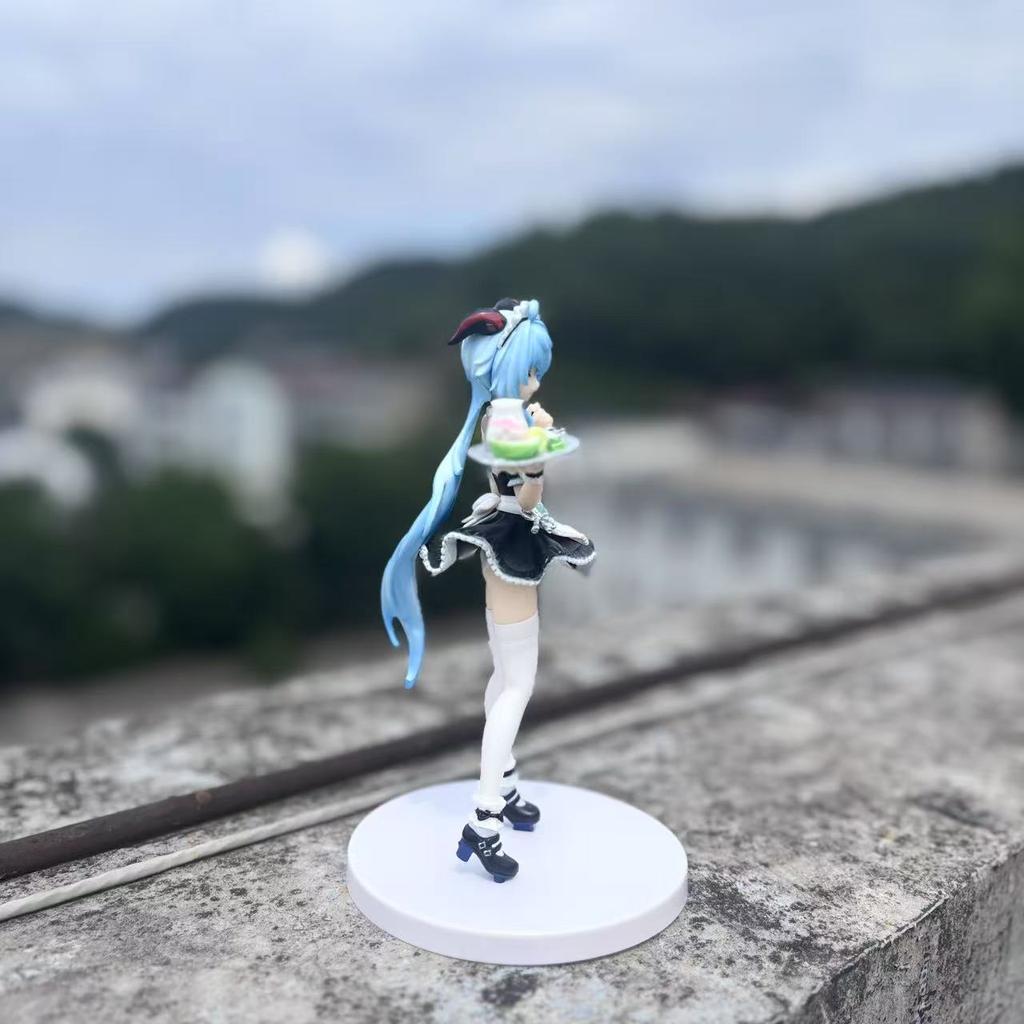 Genshin Impact Ganyu Maid Anime Action Figure Toys 18CM