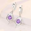 Zinc Alloy 925 Pendant Earrings You Are in My Heart Birthstone Jewelry for Women Birthday Anniversary Gift Fine Ladies