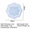 1/3PCS Keychain Pendant Silicone Mold DIY Moules Silicone Crystal Epoxy Resin Mold for Necklace Bracelet Jewelry Making Findings