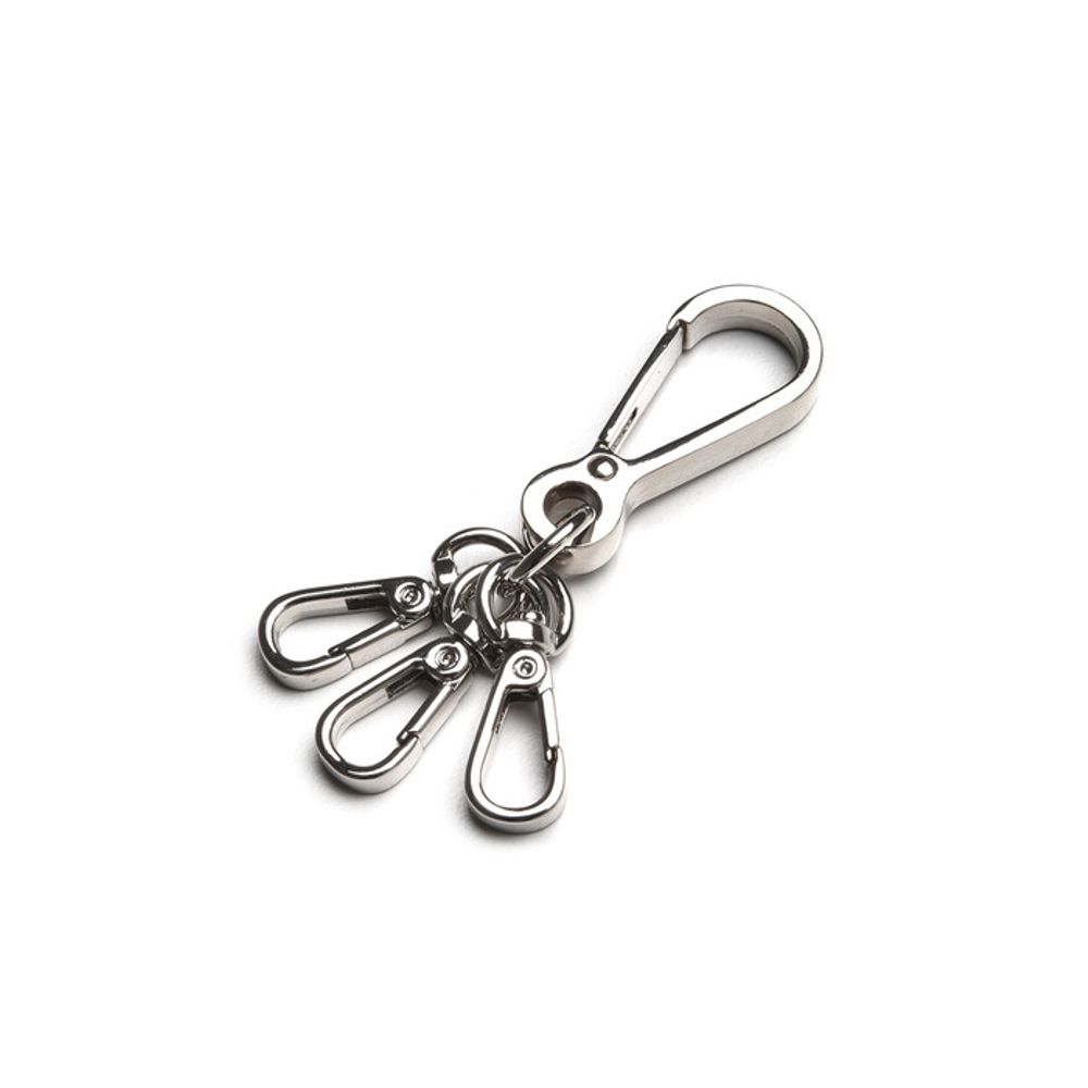 SCALETTO BLACK BA032 Simple glossy keychain