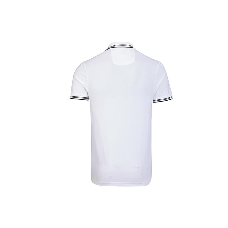 HUGO BOSS Polo Shirts Men's White Polo Collar Moderate Straight Fit 50469210-100