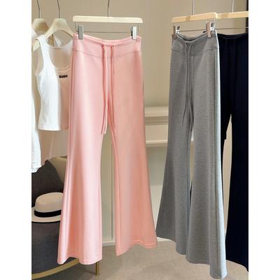 150 Small Casual Sports Micro-pull Sweatpants Women's Spring New High-waisted Drape Cloud Cotton Yoga Bell Pants