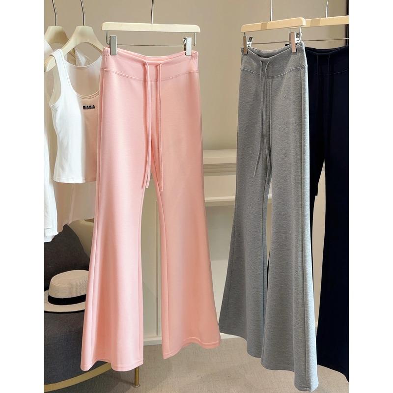 150 Small Casual Sports Micro-pull Sweatpants Women's Spring New High-waisted Drape Cloud Cotton Yoga Bell Pants
