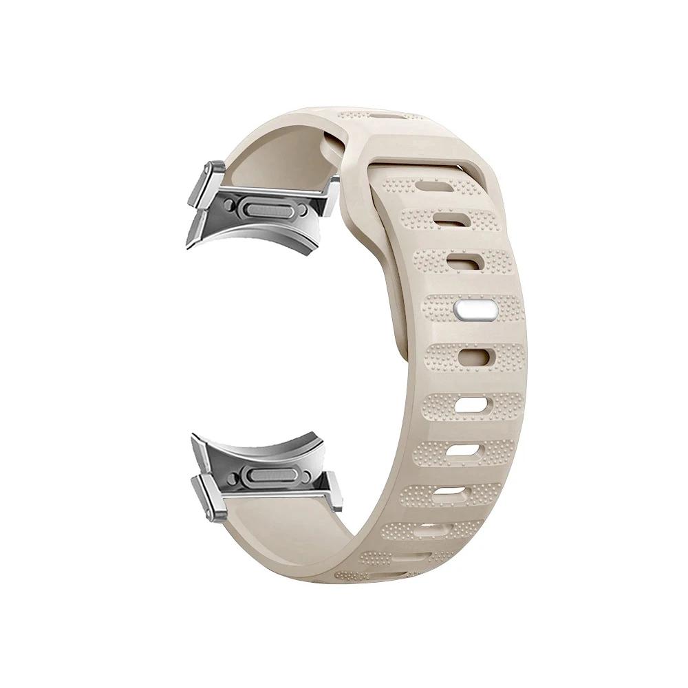 Classic Silicone Strap for Samsung Galaxy Watch 6/5/4 40mm 44mm 5Pro 45mm No Gaps Sport Band Galaxy Watch 6/4 Classic 43 47mm 42 46mm