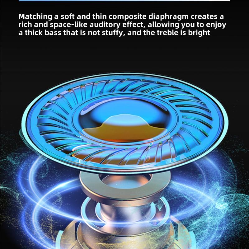 Nowe Fajne Mecha Wind GT02 Długotrwałe Półdouszne Bezprzewodowe Słuchawki Bluetooth