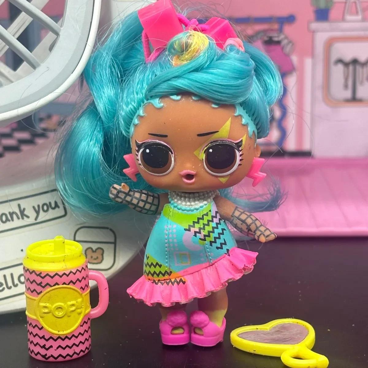 

Коллекционная кукла LOL 8 см для девочки, игрушка для самостоятельной сборки, набор куклы включает одежду, обувь и аксессуары, подарок на день рождения для детей