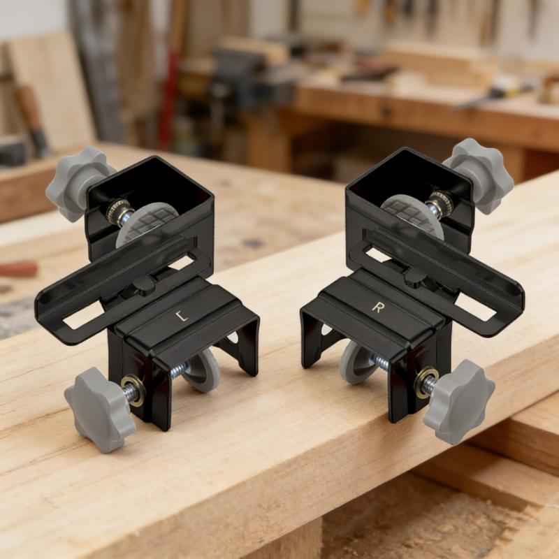 2Pcs Corrosion Resistant Stainless Steel Fixing Clips Crafted for Easy Drawer Panel Attachment in Home Improvement and Woodworking