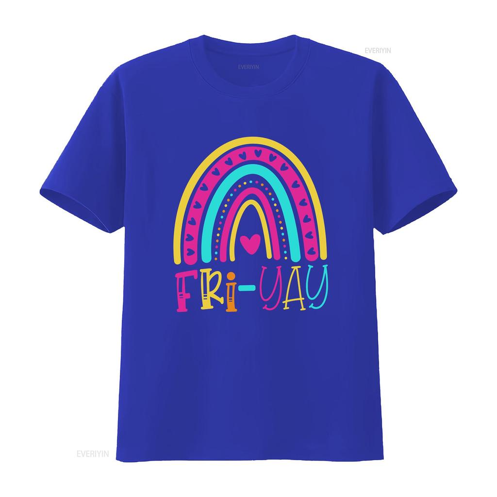 FriYAY T Shirt Fri Yay Cute Teacher Its Fun Friday TGIF s for Women Appreciation vintage Washed Top For Everyday Wear homme