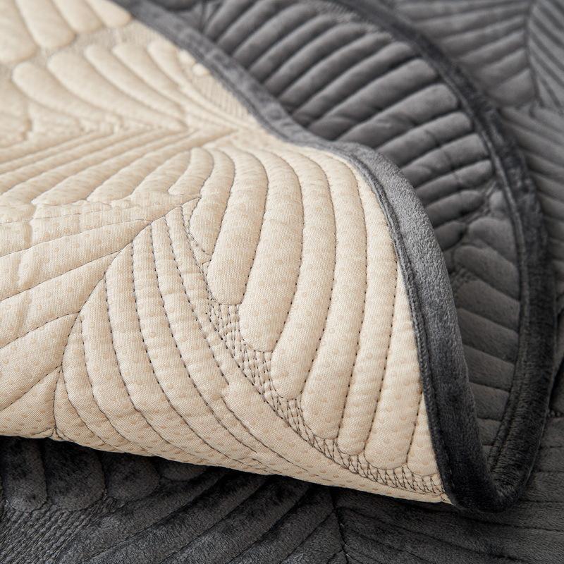 Winter Plush Sofa Cushion Non-Slip Thickened Flannel Towel Fabric Universal In All Seasons Simple Modern Nordic Seat Cushion