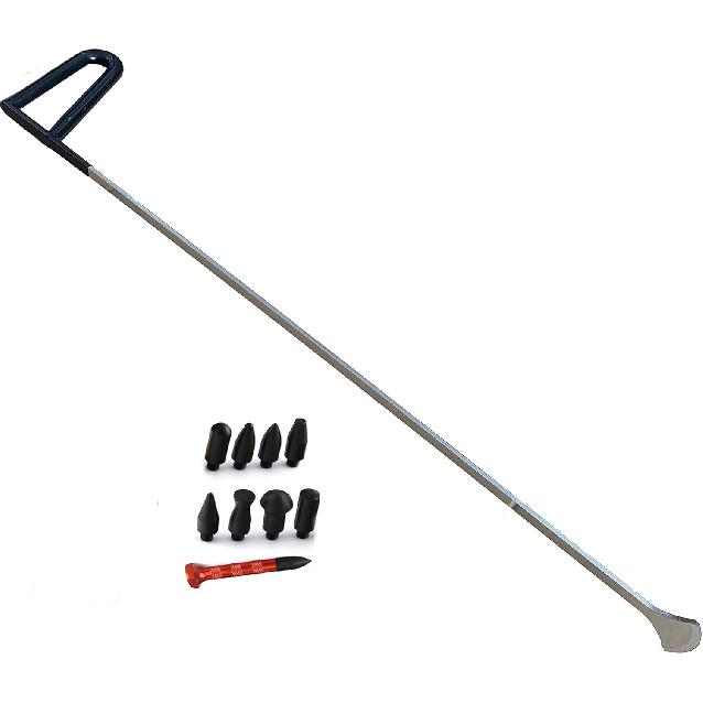 

Dent Removal Tool Whale Tail Set(11 Pieces),17 Inch Whale Tail with Knock Down,Professional Auto Body Dent Removal Kit for Door Dings and Car Dents 11 PCS