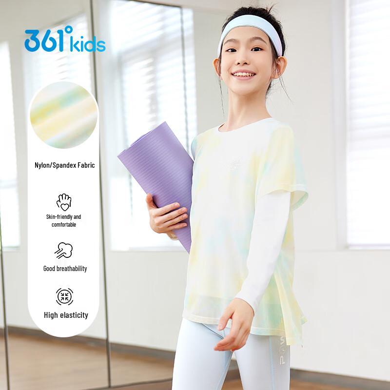 

361° Девочки, футболка с длинным рукавом, быстросохнущая, от УФ-излучения 150