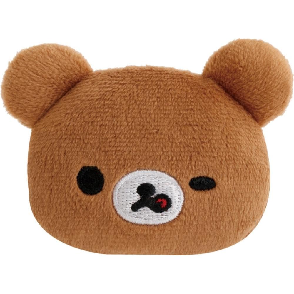 Rilakkuma Emogiz Plush Toy Keychain Brown Bear Soft Stuffed Animal