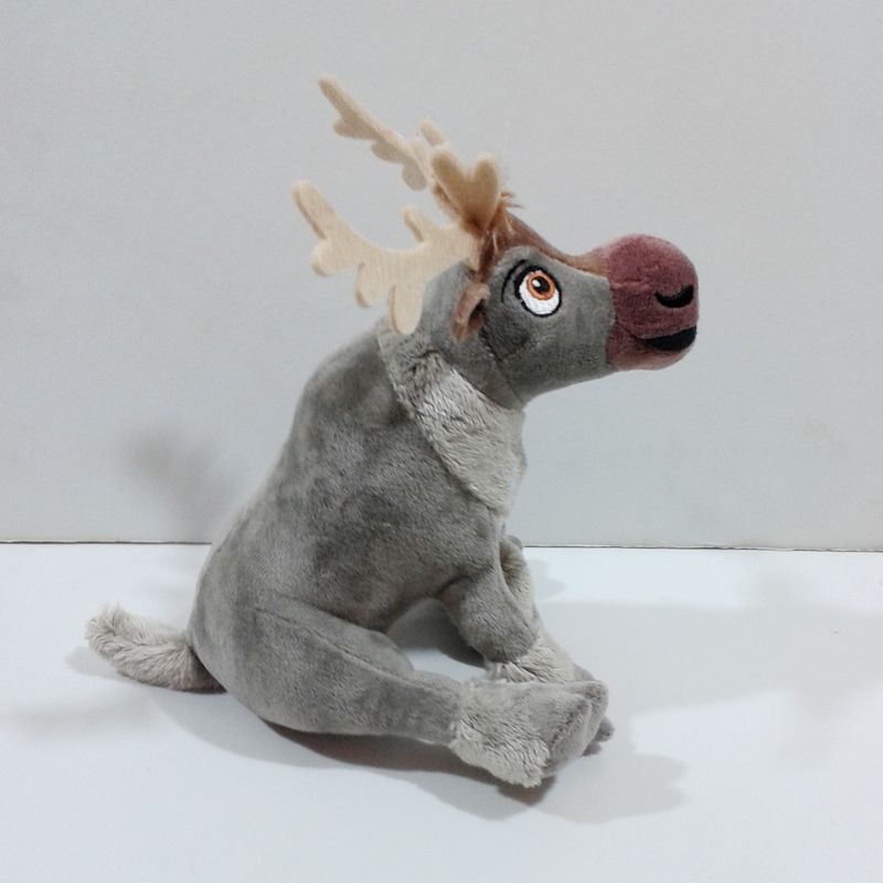 Sitting 18Cm Frozen Sven Stuffed Plush Toy Kawaii Reindeer Sven Soft Dolls Gifts