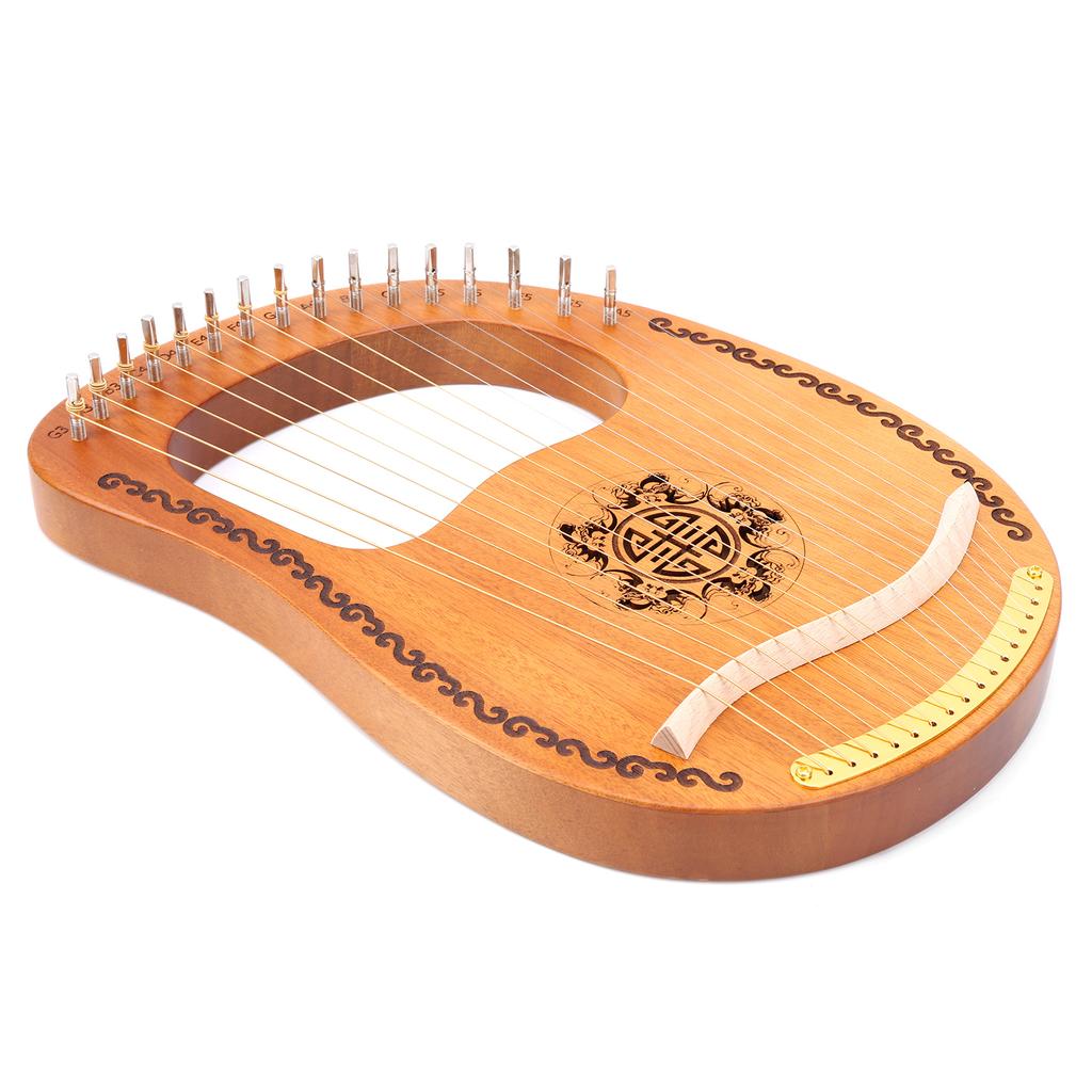 Harp 16 String Portable Small Mahogany Okoman Wood Beginner Musical Instrument HP?16